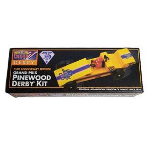 Cub Scout Pinewood Derby Kit 75th Anniversary 1996 BSA Vintage Collectible Seale